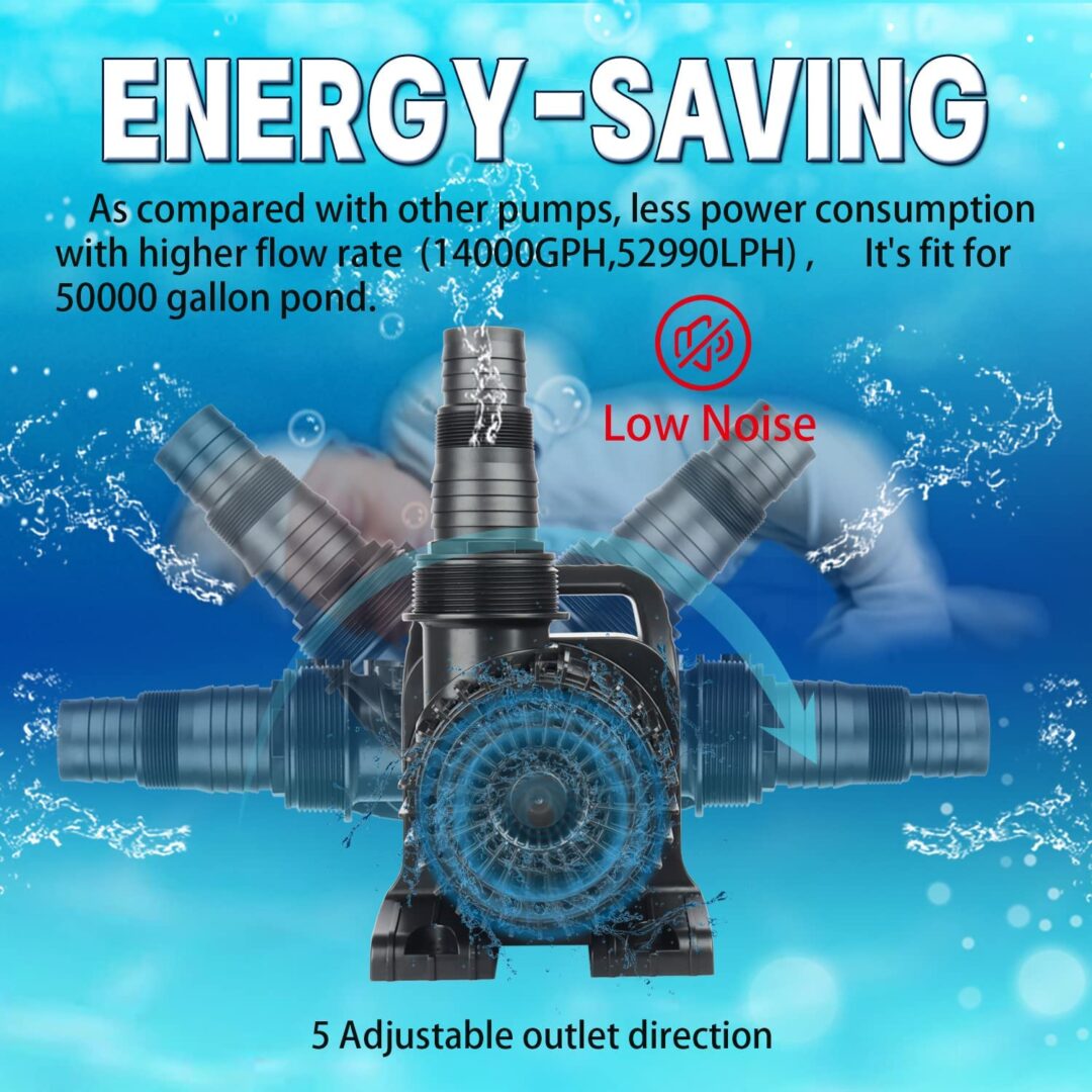 14000 GPH High Flow Pond Pump UL listed