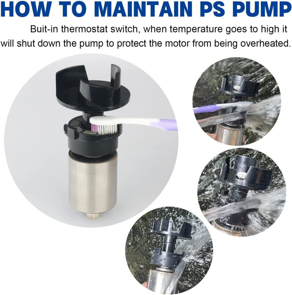 12000 GPH UL Listed Pond Pump waterfall