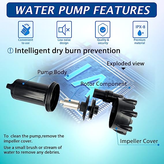 Water Transfer Pump Home Inline Submersible
