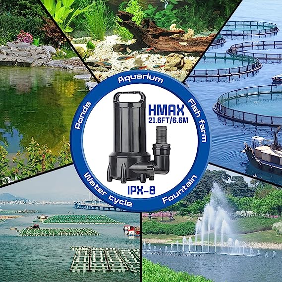 Water Transfer Pump Home Inline Submersible