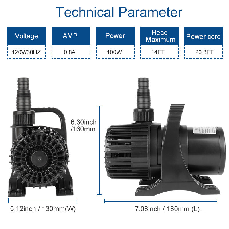 Small pond pump Waterfall High Flow PS1700