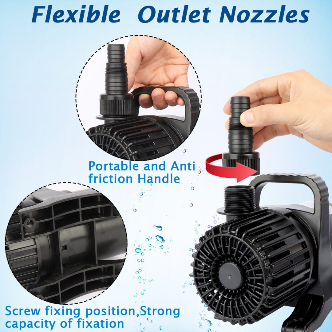 2200 GPH Submersible Water waterfall Pump