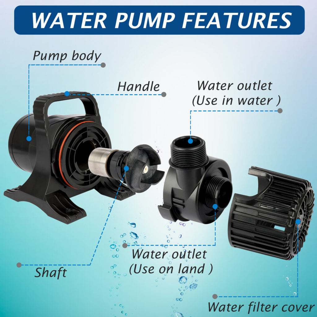 5700 GPH High Flow Pond Pump