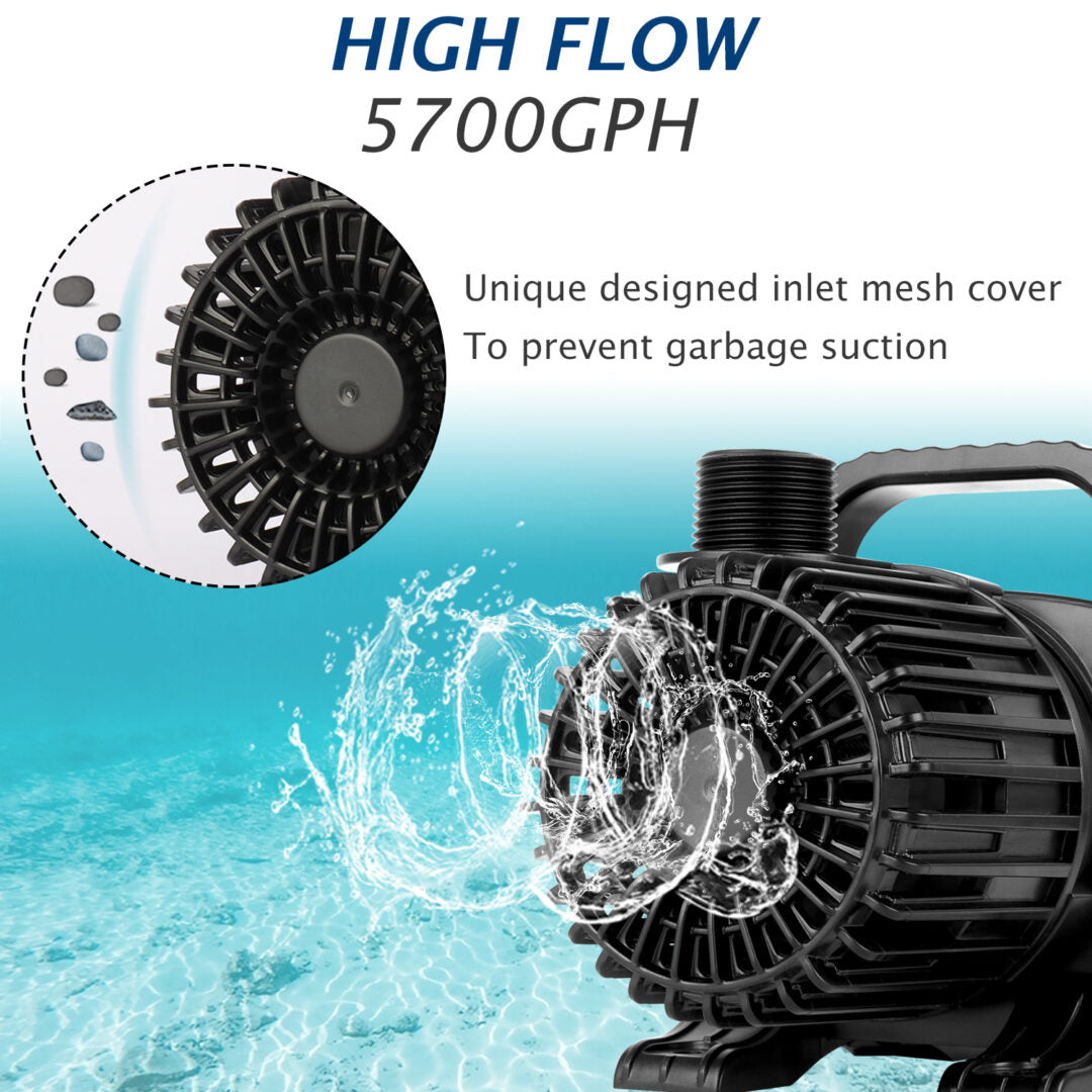 5700 GPH High Flow Pond Pump