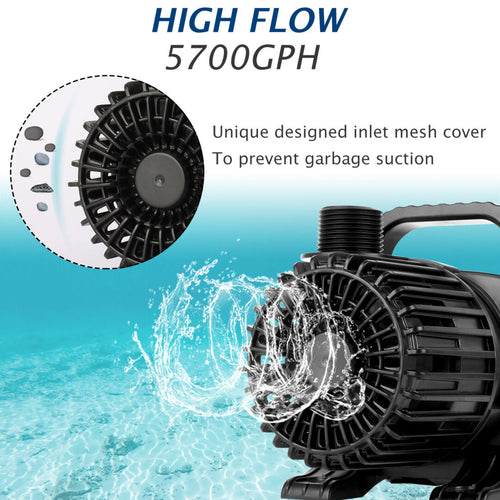 5700 GPH High Flow Pond Pump