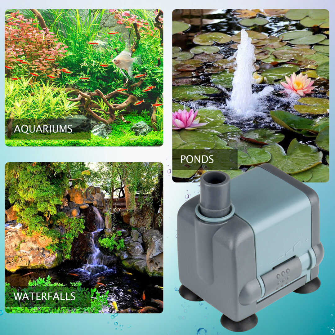 115 GPH Submersible Fish tank Water Pump