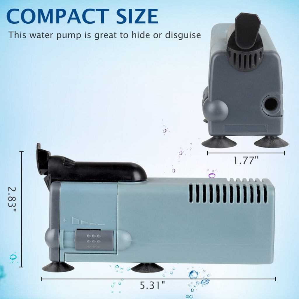 Fish tank Water Pump with Filter QD-1900F