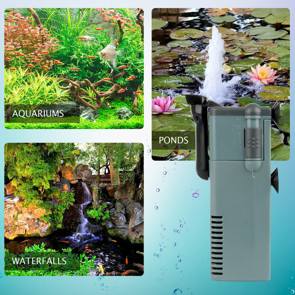 Fish tank Water Pump with Filter QD-1900F